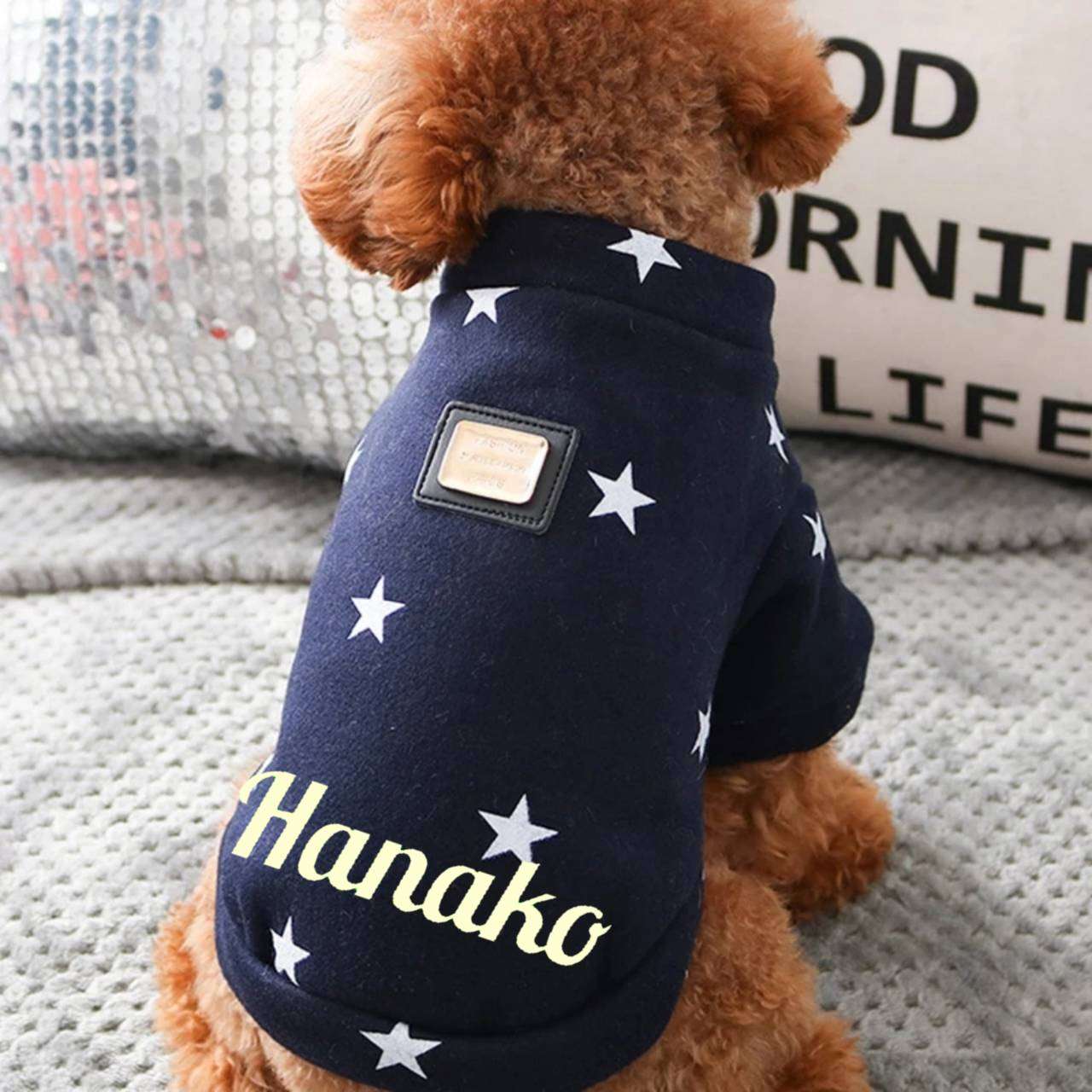 【別途名入れします‼️】ワンちゃん 洋服 星柄